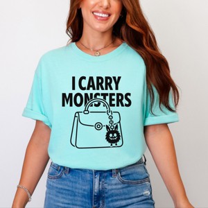 Simply Sage Market I Carry Monsters Purse Garment Dyed Tee - 1 of 4