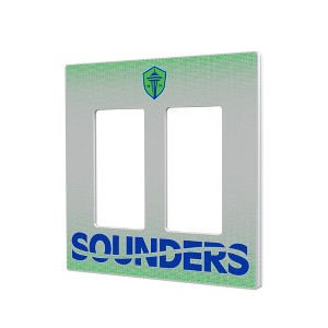 MLS Western Conference Teams Linen Hidden-Screw Light Switch Plate for Double Rocker - 1 of 4