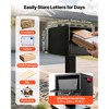 VEVOR Post Mount Mailbox, Anti-Pry & Anti-Theft Mailboxes for Outside, Heavy Duty Lockable Mail Box with Magnetic Door, Weather-Resistant, Black - 4 of 4