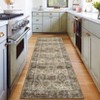 2 x 6 ft Polyester Imitation  Brown Rectangular Hallway Bathroom Entryway Kitchen Office Foldable Geometric Printed  Washable Area Rug - 2 of 4