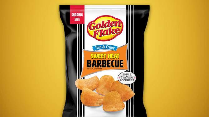 Golden Flake Sweet Heat BBQ Chips - 7.5oz, 2 of 7, play video