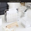 Blu Monaco 3 Tier Metal Mesh Letter Sorter - Available in Aqua, Black, Gold, Pink, Rose Gold, and White - 4 of 4