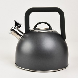 SharpChef Whistling Stovetop Tea Kettle, Food Grade Stainless Steel, Soft Touch Ergonomic Handle, Fast Boil, for Gas, Electric, and Glass Ranges - 3L - 1 of 4