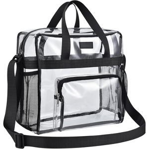 Attop 12×6×12 Clear bag for Stadium Events, Women's Handbag for Sports Concert Festival Work - 1 of 4