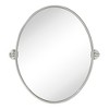 TEHOME Luecinda Pivot Oval Metal Framed Wall Mounted Bathroom Vanity Mirror - 2 of 4
