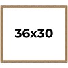 PosterPalooza | 36x30 Wood Antique Frame with UV Acrylic, 4 Finishes: Bronze, Gold, Silver, and Black - 2 of 4