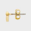 Bijoux Sport by Luv Aj MLB Gold Logo Stud Earrings - 3 of 3