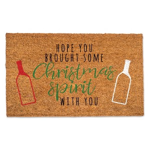 Creative Products Christmas Spirit Wine 30 x 18 Door Mat - 1 of 1