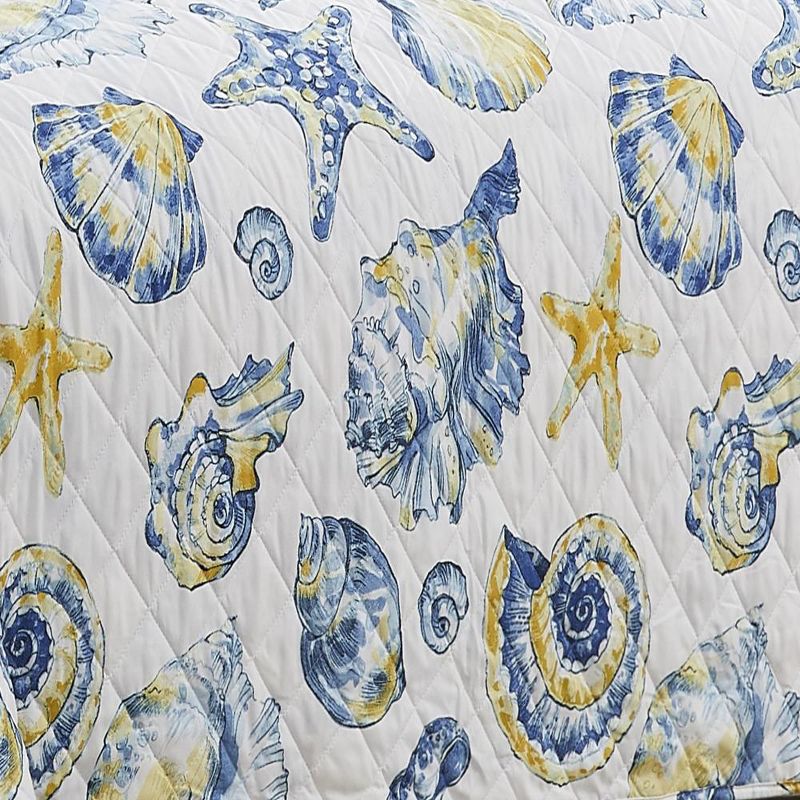 RT Designers Collection Melrose Sunshell 3-Pieces Elegant Stitched Quilt Set OB Multicolor, 4 of 5