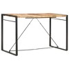 vidaXL Industrial Style Dining Table - Rectangular Mango Wood Bar Table with Steel Legs - Brown Light - Easy to Assemble - 70.9"x35.4"x43.3" - 2 of 4