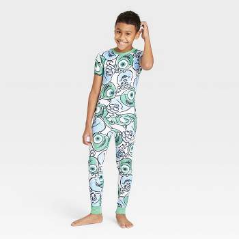 Boys' Disney Monster's Inc. 2pc Sleep Pajama Set - Green 8