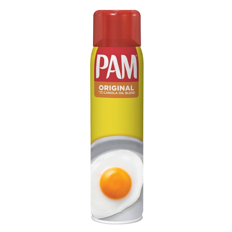 PAM 100% Natural Fat-Free Original Canola Oil Cooking Spray - 8oz, 1 of 6