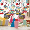 Big Dot of Happiness Teacher Retirement - Happy Retirement Party Hanging Decor - Party Decoration Swirls - Set of 40 - 2 of 4