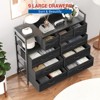 9-Drawer Storage Bedroom Dresser TV Stand | Multi-Functional with Built-in Charging Station, Tall Dresser for Closet Organization, Apartments - 3 of 4
