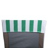 Design Imports Bright Aqua Stripe Lounge Chair Beach Towel With Top Fitted Pocket 26X82 - 2 of 4