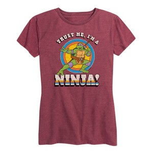 Women's - Teenage Mutant Ninja Turtles - Trust Me, I'm A Ninja Short Sleeve Graphic T-Shirt - 1 of 4