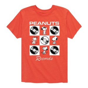 Boys' - Peanuts - Snoopy Vinyl Short Sleeve Graphic T-Shirt - 1 of 4