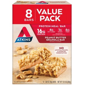 Atkins Peanut Butter Granola Protein Meal Bar - 1 of 4