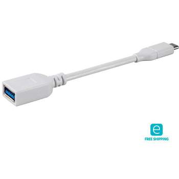 USB-A to USB-C cables (multiple variants) Length / Color White Rubber - 25  cm (7A)