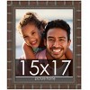 PosterPalooza | 15x17 Modern Bamboo Picture Frame, UV Acrylic, 5 Finishes - 2 of 4