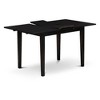 East West Furniture,Dining Table Black - 3 of 4