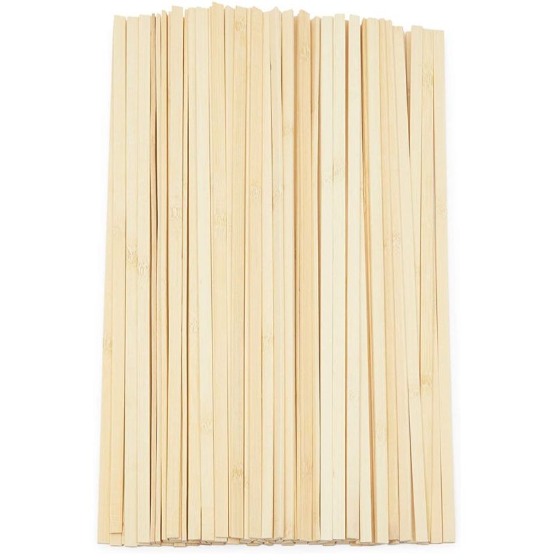 Bright Creations 100 Pack Natural Bamboo Sticks for DIY Arts and Crafts, Flexible Wood, 15.5 in., 1 of 10