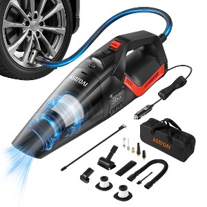 AstroAI 2-in1 Car Vacuum Cleaner Tire Inflator, Multifunction Handheld Vacuum Air Compressor - 1 of 4