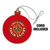 University of Louisiana at Lafayette Primary Logo Wood Christmas Tree Holiday Ornament - 2 of 4