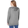 Woman Within Plus Size Zip Front Tunic Hoodie Jacket - 3 of 4