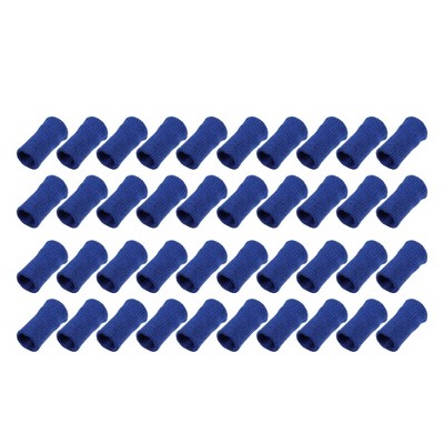 Unique Bargains Breathable Finger Sleeves Thumb Braces Support Elastic Compression Protectors for Relaxing Pain 40 Pcs