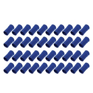 Unique Bargains Breathable Finger Sleeves Thumb Braces Support Elastic Compression Protectors for Relaxing Pain 40 Pcs - 1 of 4