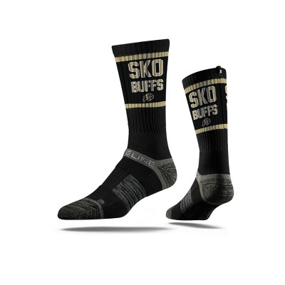 NCAA Slogan Socks Colorado Buffaloes M/L