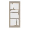 Kate and Laurel Sylvie Neutral Abstract Aztec Shapes Panel Framed Canvas by The Creative Bunch Studio - 2 of 4