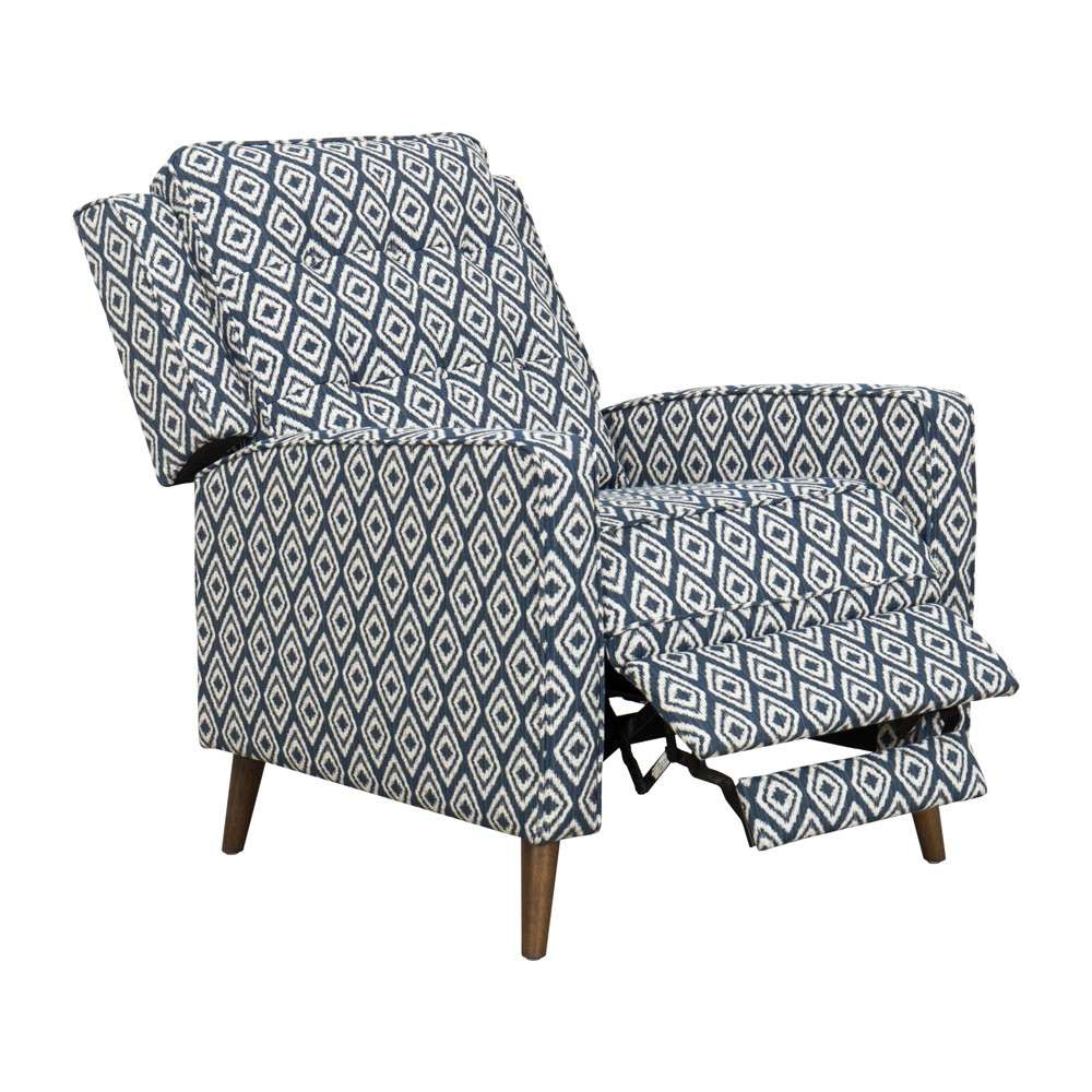 Modern Recliner Indigo Geometric - HomePop was $549.99 now $412.49 (25.0% off)