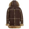 Men's Shearling Fur Coat Jacket - JORDAN CRAIG M - 4 of 4