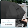 Grill Cover for Weber Spirit II 200 Series, Double Straps and Built-in Vents, Heavy Duty & Waterproof, Fits Grill Up to 48 Inch Wide, Black,SHINESTAR - 4 of 4