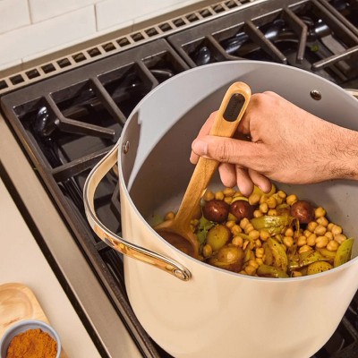 Perracotta 12 Qt Ceramic Coated Stock Pot with Lid