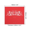 Unique Bargains Hollow Lace Cut Design Foldable Blank Party Greeting Cards 50 Pcs - 2 of 4