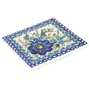 Blue Rose Polish Pottery 282 Vena Tile - 1 of 1