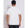 INSPIRE CHIC Men's Crew Neck with Pocket Short Sleeve Button Down Henley T-Shirt - 3 of 4