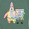Women's - SpongeBob SquarePants - SpongeBob & Patrick Tie Dye Short Sleeve Graphic T-Shirt - 2 of 4