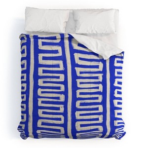 Deny Designs 3pc Avenie Modern Craft Greek Key Comforter and Sham Set - 1 of 4