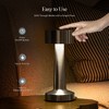 Bell + Howell Chelsea Table Lamp 2 Pack Small Cordless Touch LED Rechargeable - 3 of 4