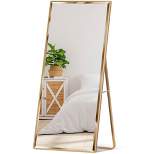 Best Choice Products 65x22in Full Length Mirror, Rectangular Beveled Wall Hanging & Leaning Floor Mirror