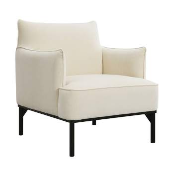 Buchanan Fabric Accent Chair Ivory - Abbyson Living