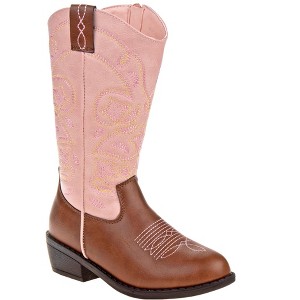 Kensie Girl Little Kids Cowgirl Boots With Stitched Details - 1 of 4