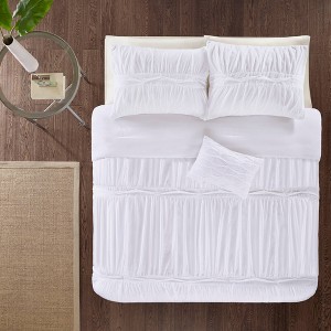 Mervyn Full/Queen 4pc Comforter Set White
