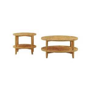 Coaster,Camillo Round Solid Wood Coffee Table - 1 of 4