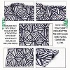 HAPPY BAY Men's Casual Shirt Summer Aloha Casual XX-Large Denim Aztec - 3 of 4