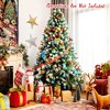 7ft Unlit Hinged Artificial Christmas Tree w/ Snow Flocked Tips and Red Berries - 3 of 4